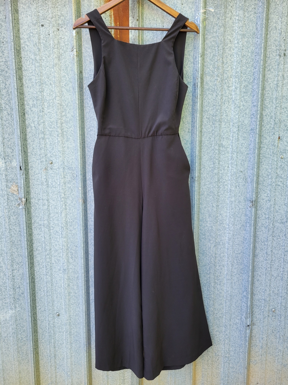 Ellison Black Sleeveless Wide-Leg Jumpsuit